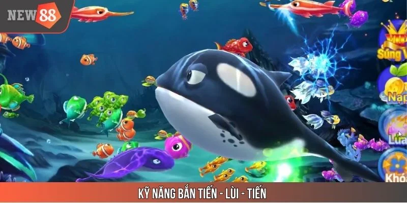Thử bí kíp bắn tiến - lùi - tiến