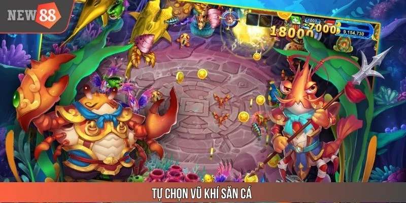 Tự chọn súng đối đầu với sinh vật biển