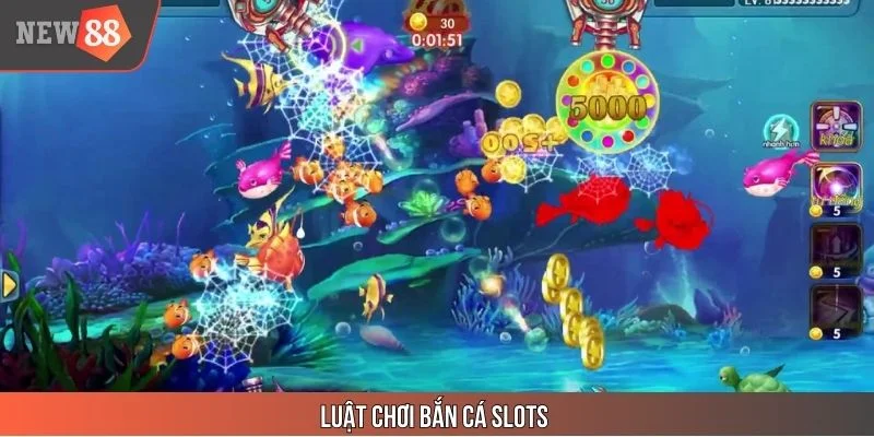 Luật chơi chi tiết của dòng bắn cá slots
