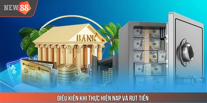 Điều kiện cần tuân thủ khi nạp và rút tiền