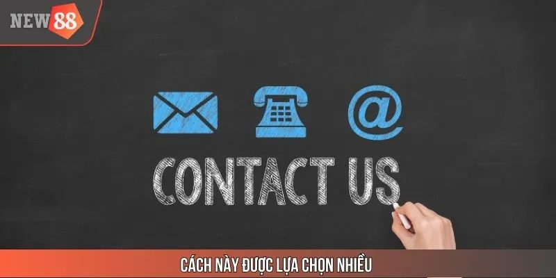 Cách này được lựa chọn nhiều
