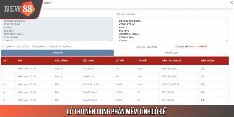 Lựa chọn phần mềm tính lô đề để tăng xác suất trúng