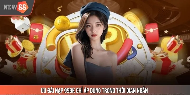 Ưu đãi nạp 999k chỉ áp dụng trong thời gian ngắn